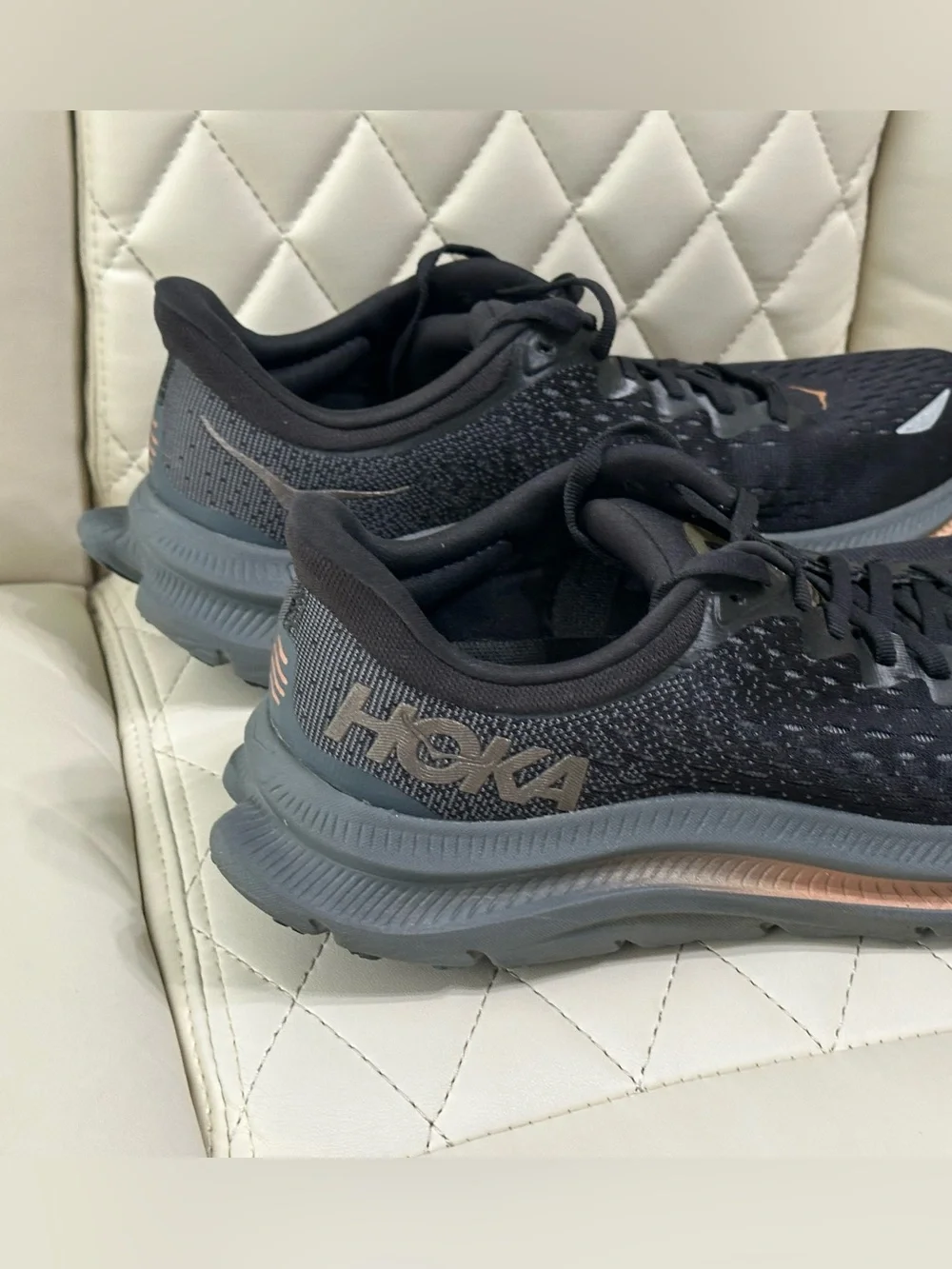Hoka Kawana shoes Black Copper size 9.5